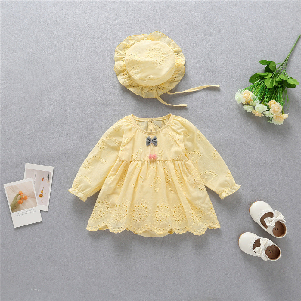 Baby Girls Bow Dresses Wholesale 220422465