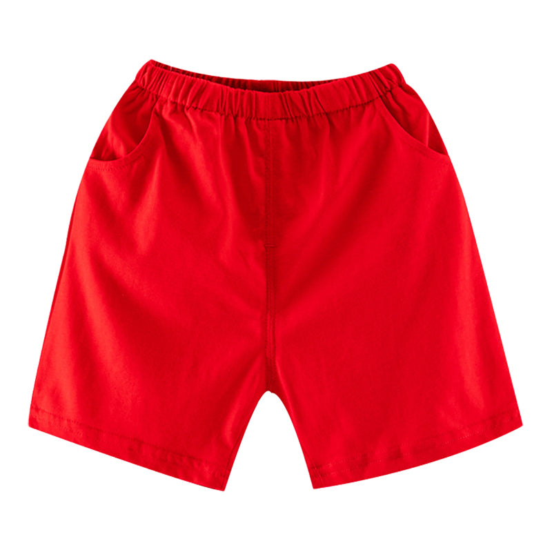 Baby Kid Unisex Solid Color Shorts Wholesale 220422480