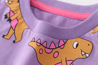 Load image into Gallery viewer, Baby Kid Girls Dinosaur Print T-Shirts Wholesale 220422508
