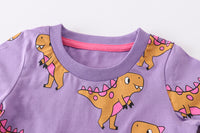 Load image into Gallery viewer, Baby Kid Girls Dinosaur Print T-Shirts Wholesale 220422508
