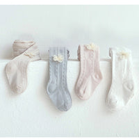 Load image into Gallery viewer, Baby Kid Girls Solid Color Flower Accessories Socks Wholesale 220422513
