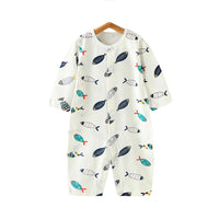 Load image into Gallery viewer, Baby Unisex Letters Fruit Dinosaur Rainbow Animals Cartoon Print Jumpsuits Wholesale 220422518
