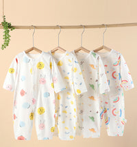 Load image into Gallery viewer, Baby Unisex Letters Fruit Dinosaur Rainbow Animals Cartoon Print Jumpsuits Wholesale 220422518
