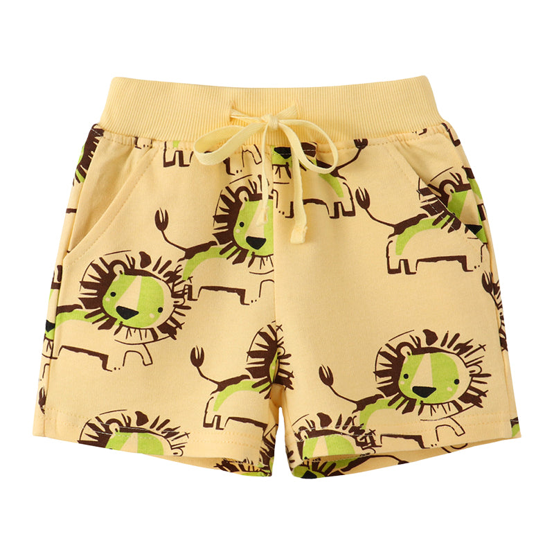 Baby Kid Boys Cartoon Print Shorts Wholesale 220422548