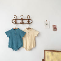 Load image into Gallery viewer, Baby Unisex Solid Color Rompers Wholesale 220422642
