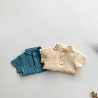 Load image into Gallery viewer, Baby Unisex Solid Color Rompers Wholesale 220422642
