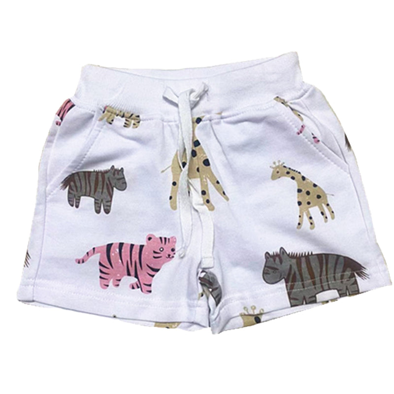Baby Kid Boys Animals Print Shorts Wholesale 220422700