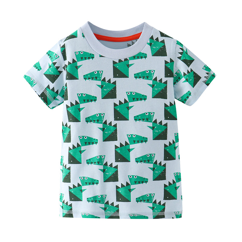 Baby Kid Unisex Cartoon Print T-Shirts Wholesale 22042283