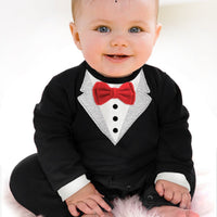 Load image into Gallery viewer, Baby Boys Bow Jumpsuits Wholesale 22042503
