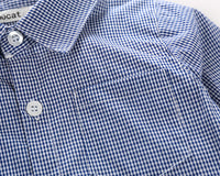 Load image into Gallery viewer, 3 Pieces Set Baby Kid Boys Checked Bow Shirts Solid Color Vests&amp;Waistcoats And Pants Wholesale 22042504
