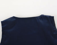 Load image into Gallery viewer, 3 Pieces Set Baby Kid Boys Checked Bow Shirts Solid Color Vests&amp;Waistcoats And Pants Wholesale 22042504
