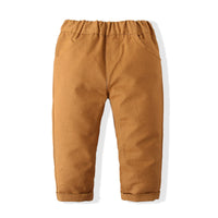 Load image into Gallery viewer, 3 Pieces Set Baby Kid Boys Checked Bow Shirts Solid Color Vests&amp;Waistcoats And Pants Wholesale 22042504
