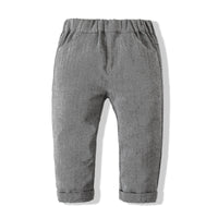 Load image into Gallery viewer, 3 Pieces Set Baby Kid Boys Striped Bow Shirts Solid Color Vests&amp;Waistcoats And Pants Wholesale 22042507
