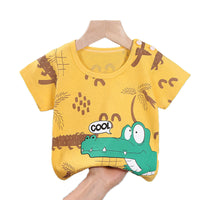 Load image into Gallery viewer, Baby Boys Letters Cartoon Print T-Shirts Wholesale 220425100
