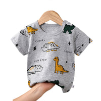 Load image into Gallery viewer, Baby Boys Letters Cartoon Print T-Shirts Wholesale 220425100

