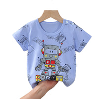 Load image into Gallery viewer, Baby Boys Letters Cartoon Print T-Shirts Wholesale 220425100
