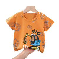 Load image into Gallery viewer, Baby Boys Letters Cartoon Print T-Shirts Wholesale 220425100
