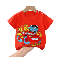Load image into Gallery viewer, Baby Boys Letters Cartoon Print T-Shirts Wholesale 220425100
