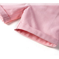 Load image into Gallery viewer, 2 Pieces Set Baby Boys Dressy Birthday Party Bow Print Shirts And Solid Color Shorts Wholesale 220425130
