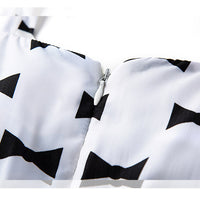 Load image into Gallery viewer, Baby Kid Girls Bow Print Dresses Wholesale 220425132
