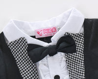 Load image into Gallery viewer, Baby Boys Houndstooth Bow Jumpsuits Wholesale 22042514
