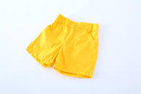 Load image into Gallery viewer, 2 Pieces Set Baby Kid Boys Cartoon Print Shirts And Solid Color Shorts Wholesale 220425150
