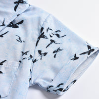 Load image into Gallery viewer, 2 Pieces Set Baby Kid Boys Animals Print Shirts And Solid Color Shorts Wholesale 220425160
