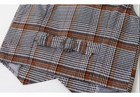 Load image into Gallery viewer, 3 Pieces Set Baby Kid Boys Birthday Party Bow Shirts Checked Vests Waistcoats And Solid Color Pants Wholesale 220425171
