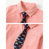 Load image into Gallery viewer, 3 Pieces Set Baby Kid Boys Birthday Party Solid Color Bow Shirts Vests Waistcoats And Pants Wholesale 220425172
