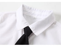 Load image into Gallery viewer, 2 Pieces Set Baby Kid Boys Bow Shirts And Solid Color Shorts Wholesale 220425180
