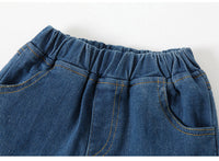 Load image into Gallery viewer, 2 Pieces Set Baby Kid Boys Checked Bow Shirts And Jeans Wholesale 220425183
