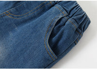 Load image into Gallery viewer, 2 Pieces Set Baby Kid Boys Checked Bow Shirts And Jeans Wholesale 220425183
