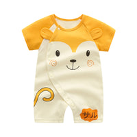 Load image into Gallery viewer, Baby Kid Unisex Striped Letters Dinosaur Animals Cartoon Print Jumpsuits Wholesale 220425188
