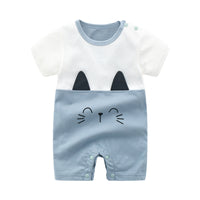 Load image into Gallery viewer, Baby Kid Unisex Striped Letters Dinosaur Animals Cartoon Print Jumpsuits Wholesale 220425188
