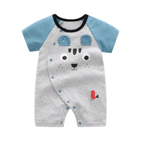 Load image into Gallery viewer, Baby Kid Unisex Striped Letters Dinosaur Animals Cartoon Print Jumpsuits Wholesale 220425188
