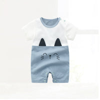 Load image into Gallery viewer, Baby Kid Unisex Striped Letters Dinosaur Animals Cartoon Print Jumpsuits Wholesale 220425188
