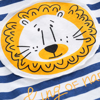 Load image into Gallery viewer, Baby Kid Unisex Striped Letters Dinosaur Animals Cartoon Print Jumpsuits Wholesale 220425188
