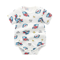 Load image into Gallery viewer, Baby Kid Unisex Fruit Animals Cartoon Print Rompers Wholesale 220425192
