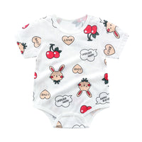 Load image into Gallery viewer, Baby Kid Unisex Fruit Animals Cartoon Print Rompers Wholesale 220425192
