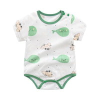 Load image into Gallery viewer, Baby Kid Unisex Fruit Animals Cartoon Print Rompers Wholesale 220425192
