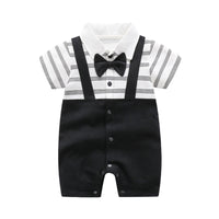 Load image into Gallery viewer, Baby Unisex Striped Color-blocking Rompers Wholesale 220425207
