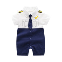 Load image into Gallery viewer, Baby Unisex Striped Color-blocking Rompers Wholesale 220425207

