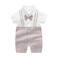 Load image into Gallery viewer, Baby Unisex Striped Color-blocking Rompers Wholesale 220425207
