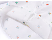 Load image into Gallery viewer, 2 Pieces Set Baby Kid Boys Print Shirts And Solid Color Rompers Wholesale 220425209
