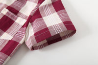 Load image into Gallery viewer, 2 Pieces Set Baby Kid Boys Checked Shirts And Solid Color Rompers Wholesale 220425219
