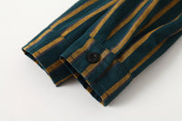 Load image into Gallery viewer, 2 Pieces Set Baby Kid Boys Dressy Striped Bow Shirts And Solid Color Jumpsuits Wholesale 220425227
