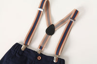 Load image into Gallery viewer, 2 Pieces Set Baby Boys Checked Rompers And Solid Color Jumpsuits Wholesale 220425244
