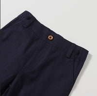 Load image into Gallery viewer, 3 Pieces Set Baby Kid Boys Dressy Solid Color Shirts Pants And Checked Vests Waistcoats Wholesale 220425253
