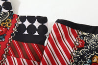 Load image into Gallery viewer, Baby Kid Girls Color-blocking Flower Polka dots Print Dressy Dresses Wholesale 220425258
