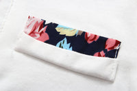 Load image into Gallery viewer, 2 Pieces Set Kid Boys Flower Print Polo Shirts And Shorts Wholesale 22042526
